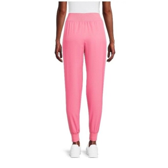 Ladies Climate Right by CuddlDuds Pink Anti-Bacterial 7 Pocket Jogger Scrubs Med - Picture 2 of 8